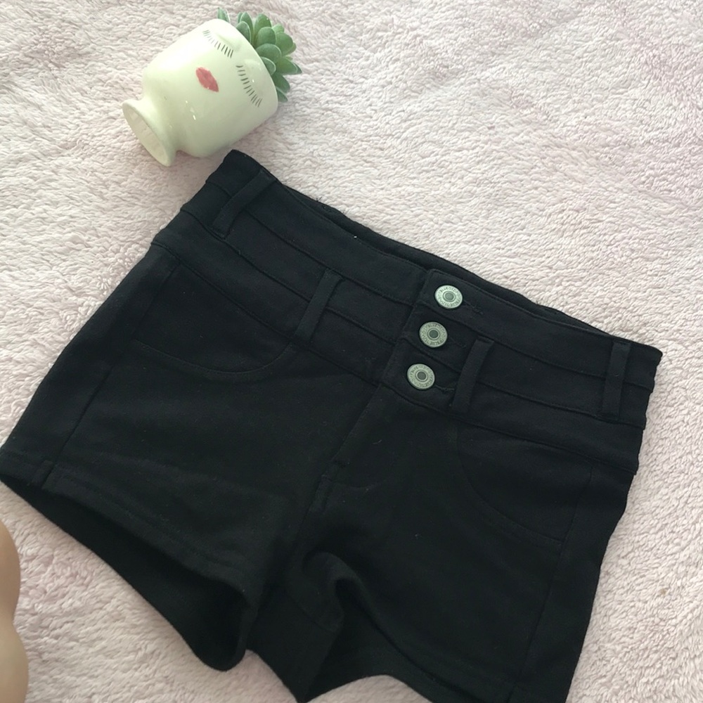 Blue asphalt shorts